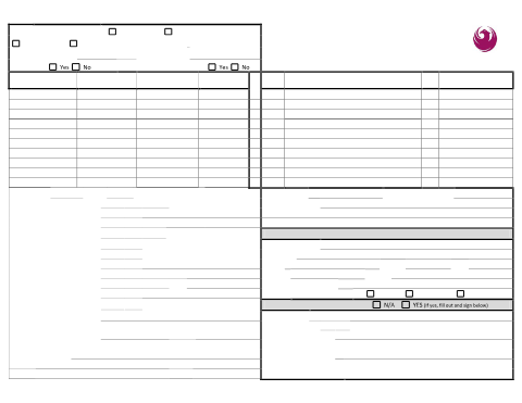 First page of the Water Sewer Service Application