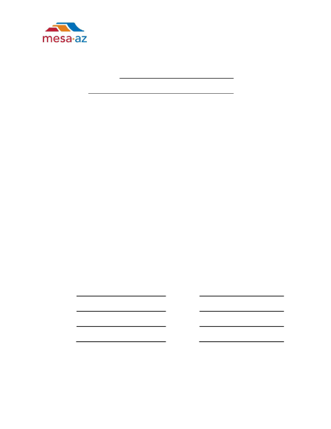 First page of the Professional of Record Application