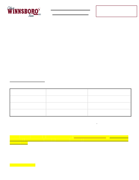 First page of the Mobile Food Vendor Permit Application