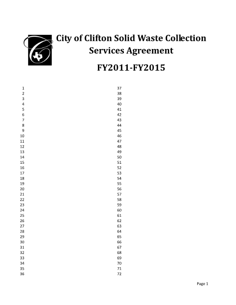 First page of the Debris Disposal Application And Permit