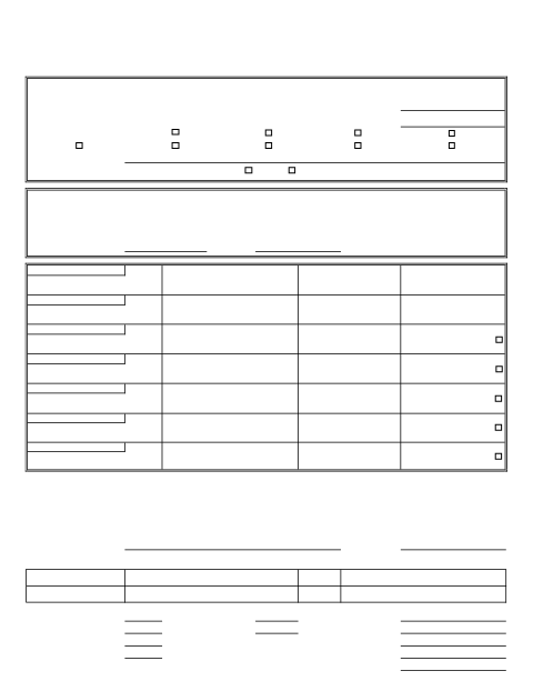 First page of the Commercial Permit Application