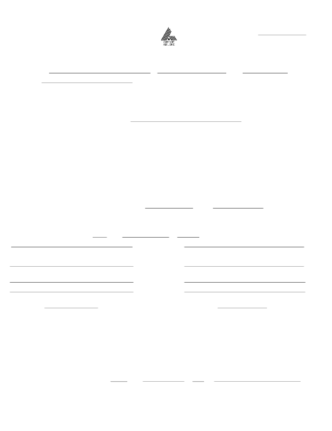First page of the Appliance Dealer Contractor's Bond