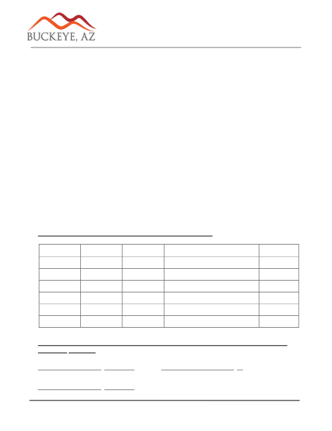 First page of the Application for Refund of Development Fees Paid
