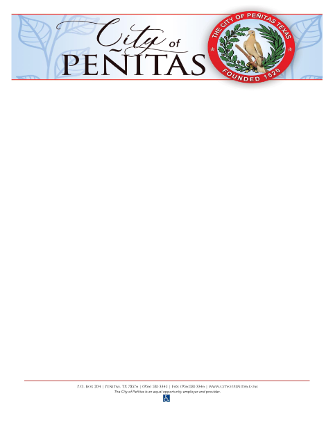 First page of the Application for a Zone Change
