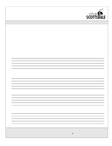First page of the Board of Adjustment Zoning Variance Project Narrative