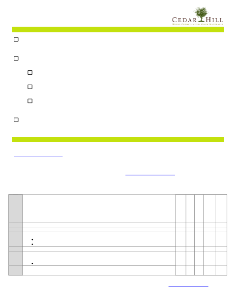 First page of the Plat Application