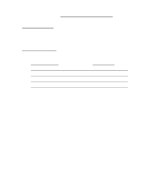 First page of the Minor Plat Application