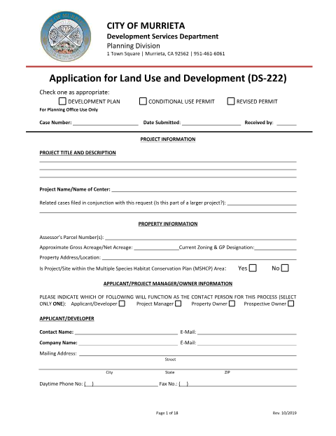 First page of the Notarized Letter of Authorization from Property Owner
