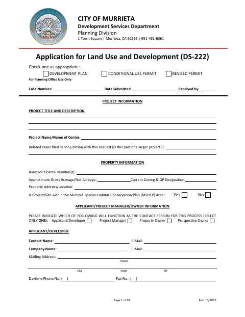 First page of the Notarized Letter of Authorization from Property Owner