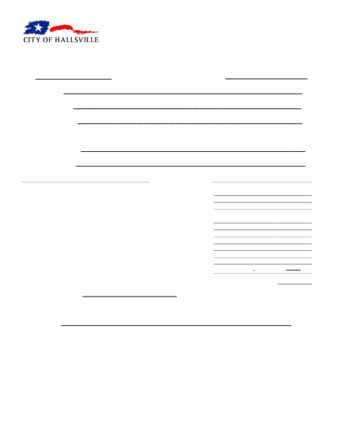 First page of the Plumbing Permit