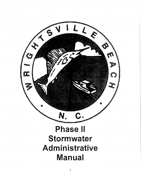 First page of the Stormwater Permit Application
