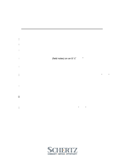 First page of the Vacate Plat Checklist