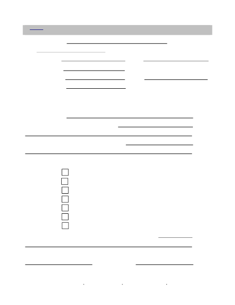 First page of the Board Member Application