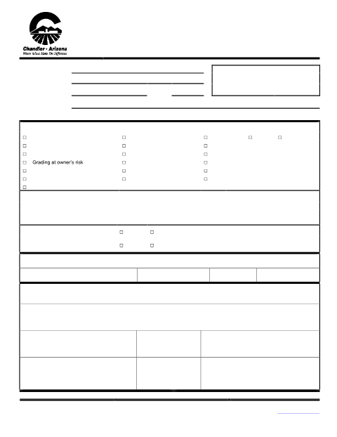First page of the Civil Improvements/Encroachment Permit and Street Cut Application
