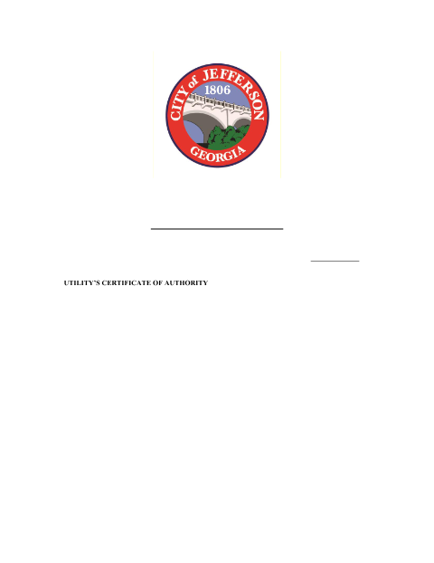 First page of the Utility Registration Form