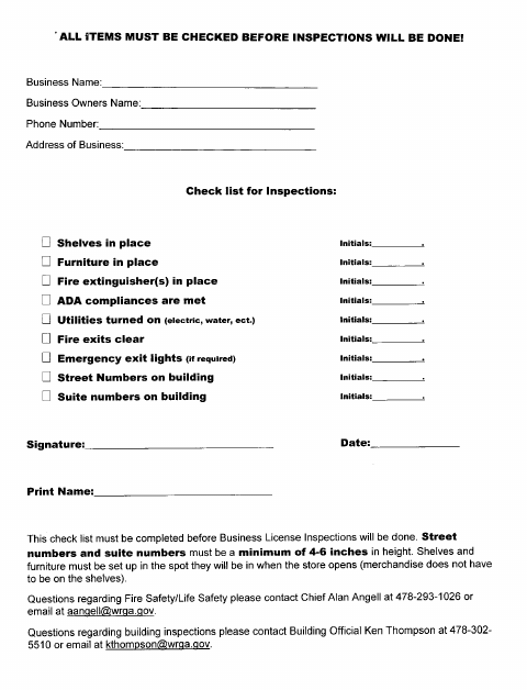 First page of the Commercial Occupation Tax Application