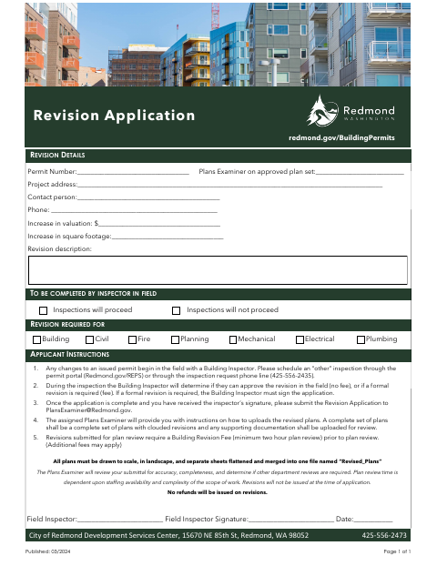 First page of the Revision Application