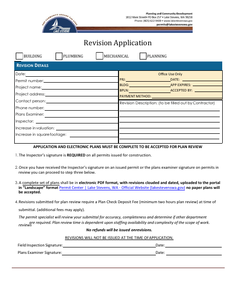 First page of the Revision Application