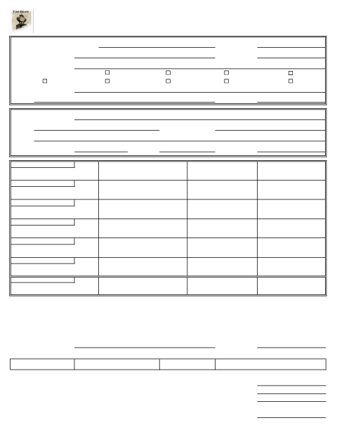 First page of the Commercial Permit Application