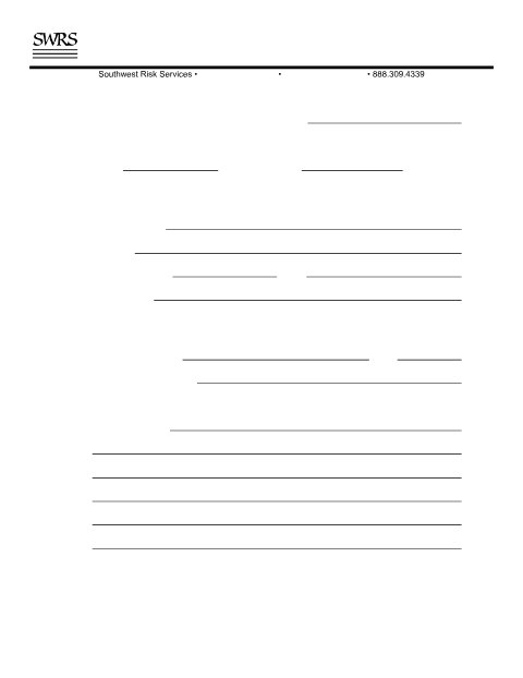 First page of the Notice of Claim Against the City/Town
