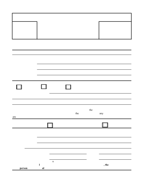 First page of the Miscellaneous Permit Application