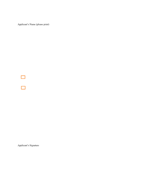 First page of the Zoning Board of Adjustment Application (Variance)