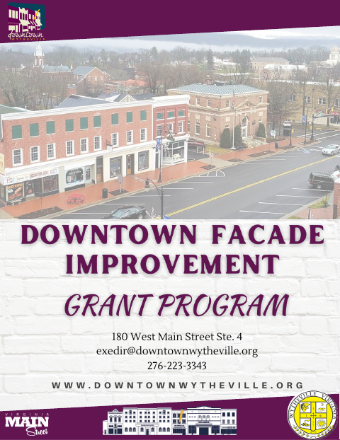 First page of the Downtown Facade Improvement Grant Program