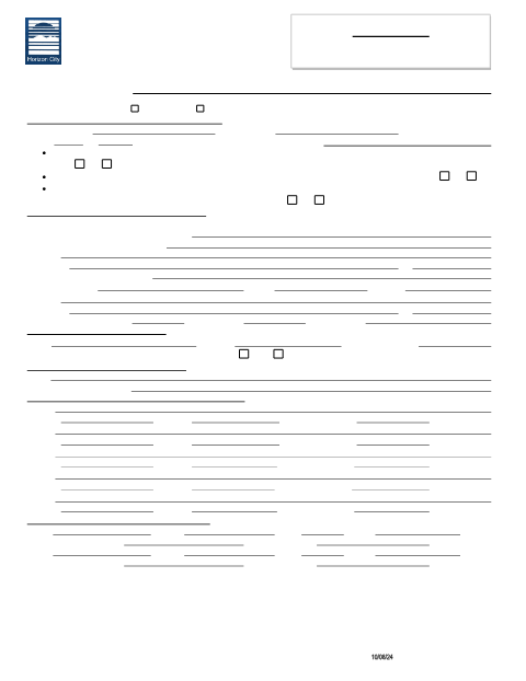 First page of the Solicitor/Canvasser License Application