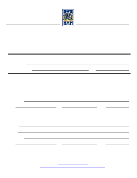 First page of the Liquor in the C-1 Zone Mitigation Plan Review Application