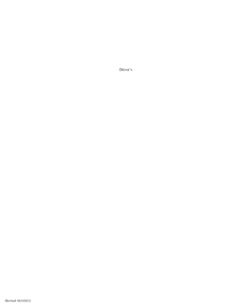 First page of the Affidavit of Fact (Police Department)