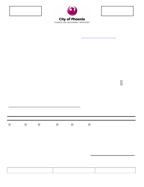 First page of the Board of Adjustment Appeal Form