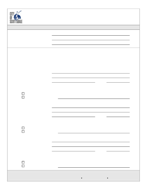 First page of the Fence/Wall on Common Property Line Neighboring Property Owner Authorization