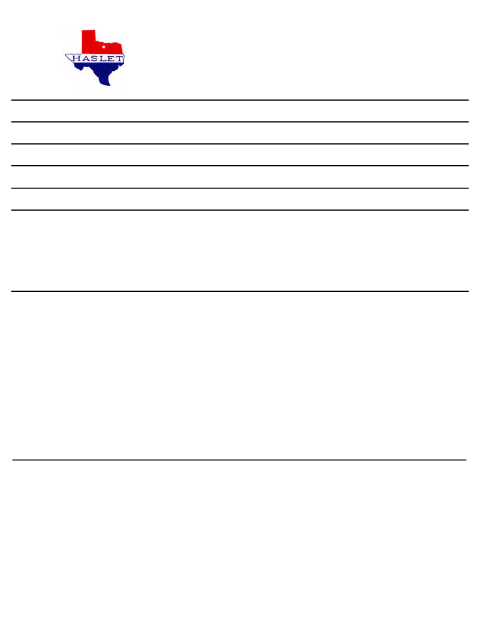 First page of the Specific Use Application – Gas Pipelines
