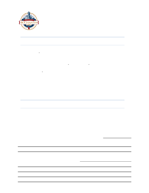 First page of the Zoning Variance Owner Authorization