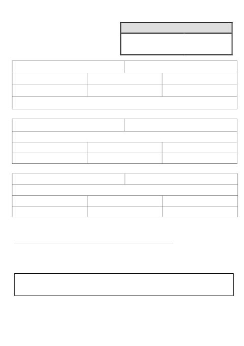 First page of the Specific Use Permit Application