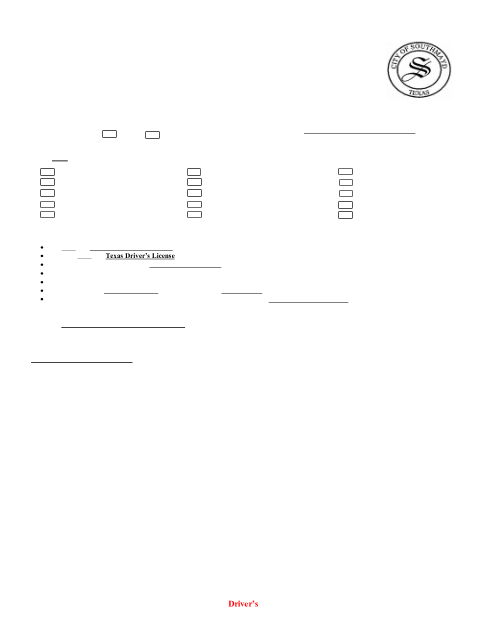 First page of the Contractor Registration Application