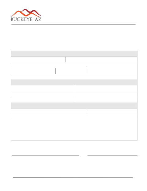 First page of the After Hours Inspection Application