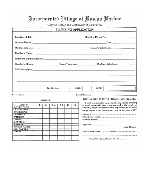 First page of the Property Owner, Applicant Designee, and Disclosure Affidavits