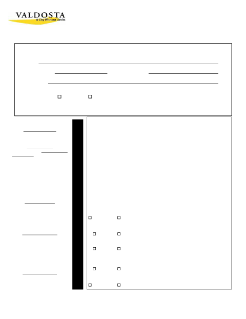 First page of the Rezoning Application