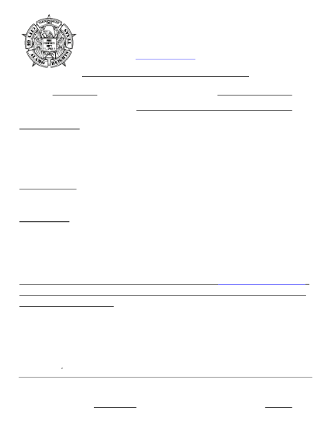 First page of the Right-of-Way Use or Disposition Application