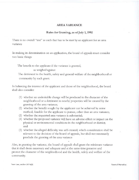 First page of the Zoning Appeal, Interpretation, and Building/Zoning Permit Application
