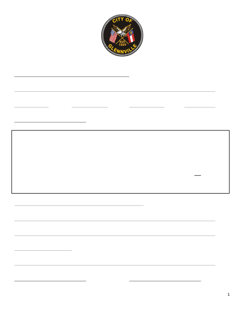 First page of the Alcohol Beverage License Application