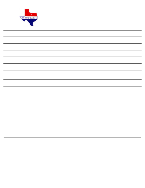 First page of the Specific Use Application – Gas Wells