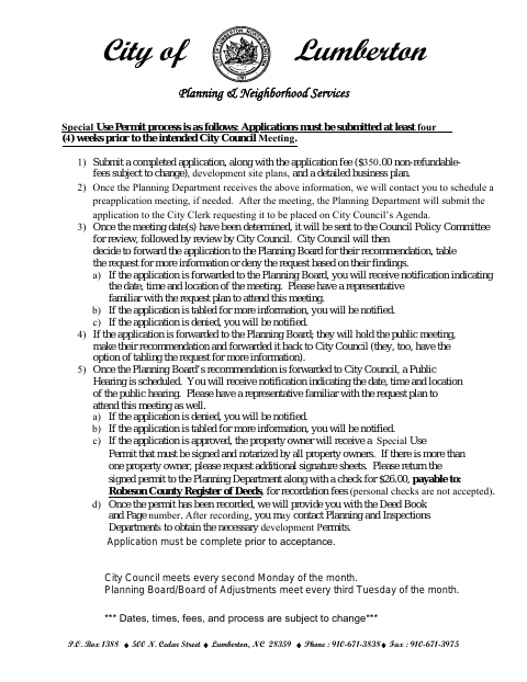 First page of the Electronic Gaming Special Use Permit Application