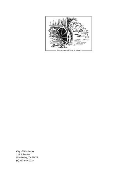 First page of the Subdivision Plat Application
