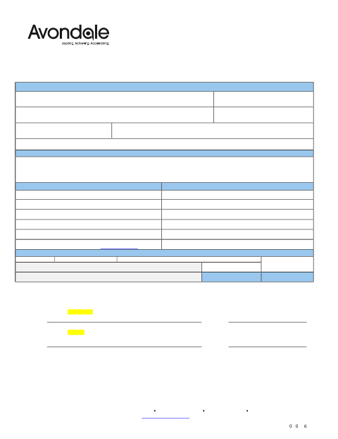 First page of the Map of Dedication Application