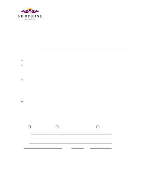 First page of the Professional of Record Statement