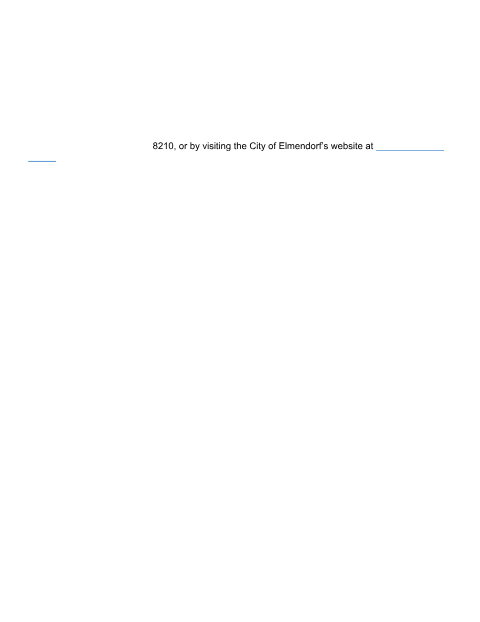 First page of the Variance Application