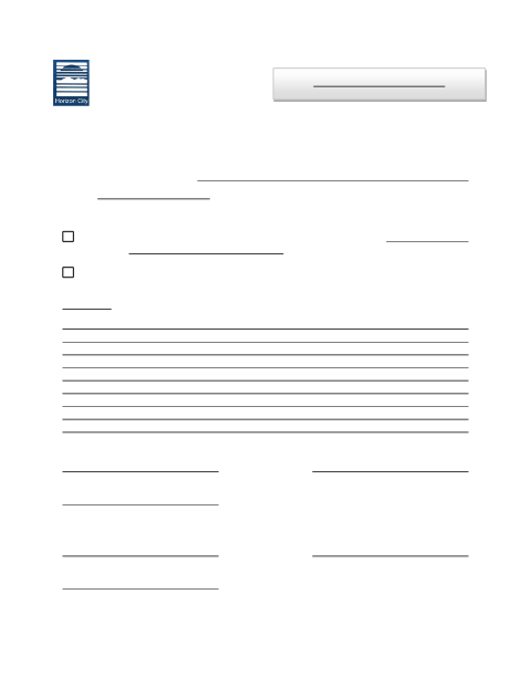 First page of the Mylar Certification Form