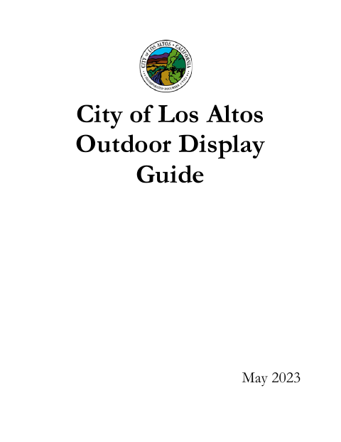 First page of the Downtown Outdoor Display Permit Application